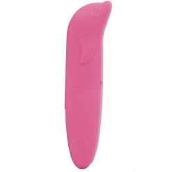 Vibrador Golfinho Toque Aveludado Rosa
