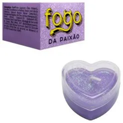 Vela Fogo Da Paixão Com Glitter 20G Sexy Fantasy Algodão Doce